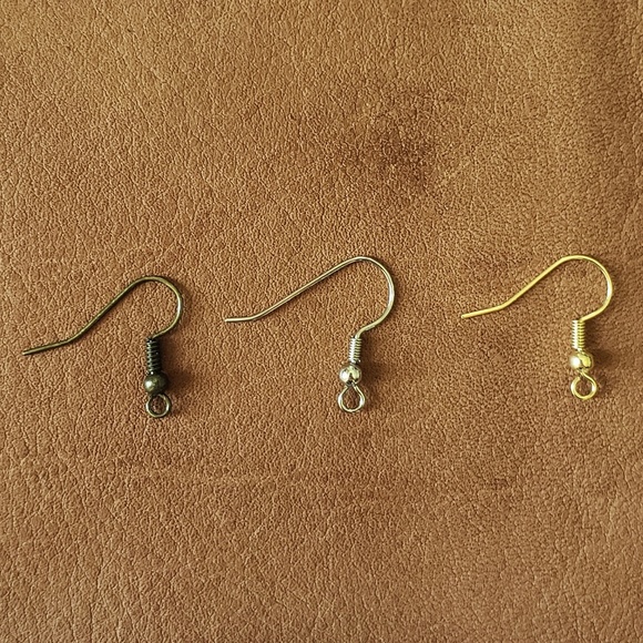 2 Inch | Brown Petal Leather Earrings - Picture 4 of 6